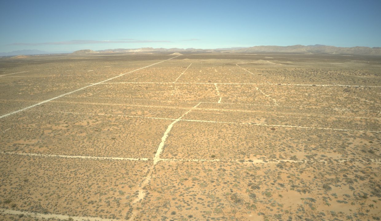 Facing north to horizon