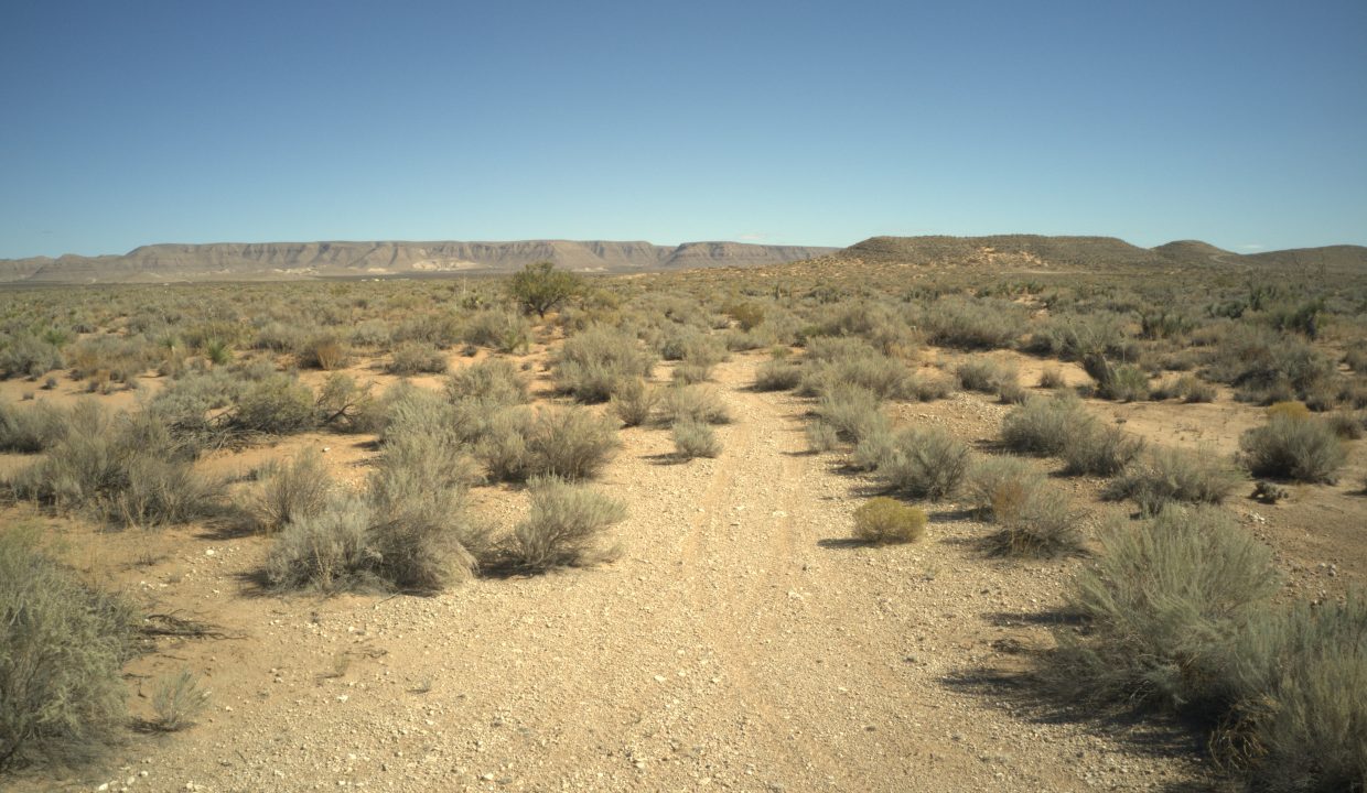 intersection by property facing east